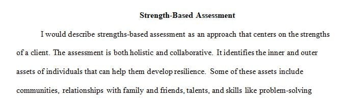 attitudes and beliefs about the strengths-based approach