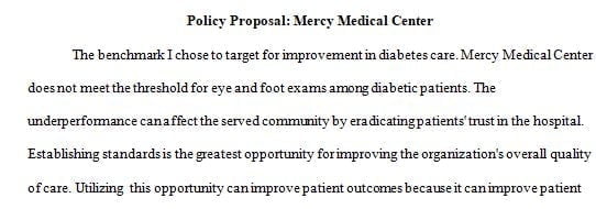 policy proposal and practice guidelines for improving quality and performance