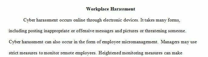 same-sex harassment cyber harassment or hostile virtual environment