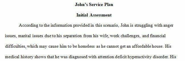 Option #2: John's Service Plan