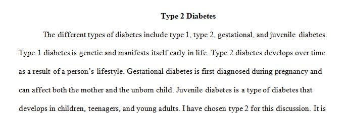 compare types of diabetes including drug treatments for type 1