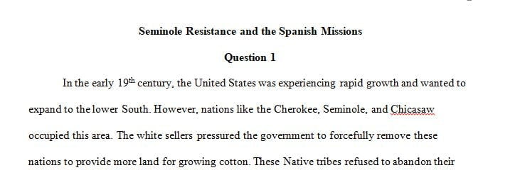 Discuss the importance of the Seminole Nation