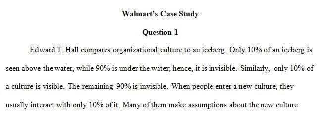 Identify specific examples from the case study