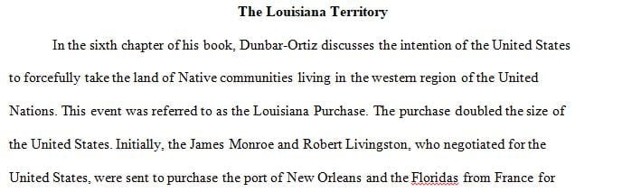 With the purchase of the Louisiana Territory in 1803