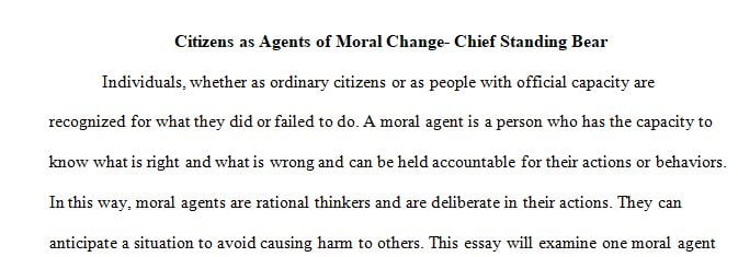 Citizens as Agents of Moral Change