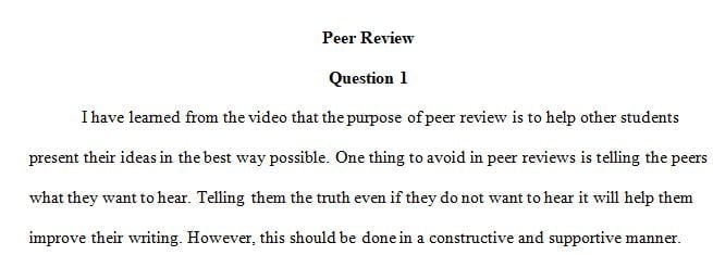 learn how give and receive meaningful and useful peer review