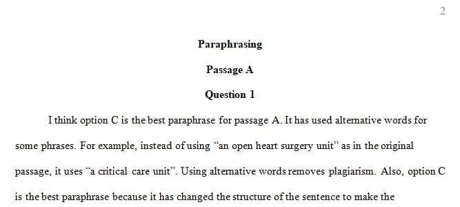 what makes a paraphrase effective as well as potential pitfalls with paraphrasing