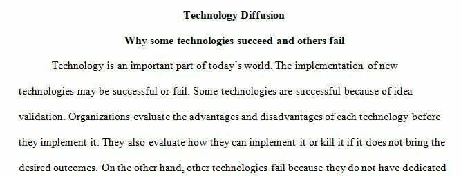 Technology Diffusion