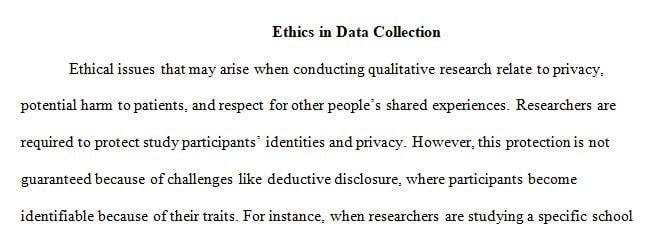 Research ethics in qualitative research 