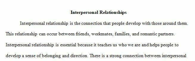 six stages of an interpersonal relationship