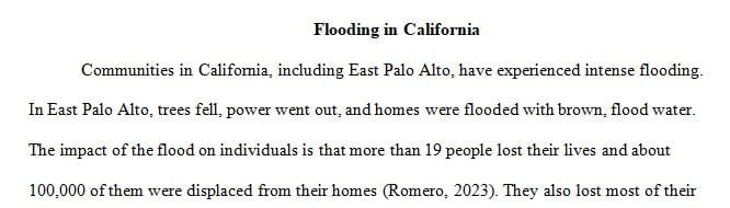 Natural disasters can devastate entire communities in a short amount of time, often with limited advance warning