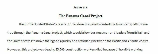 Please analyze the Panama Canal Project. In your opinion what are the major risks that might have been addressed