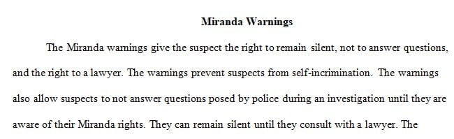 5th Amendment right against self-incrimination