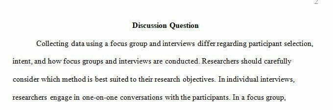 Focus groups can provide rich thick description