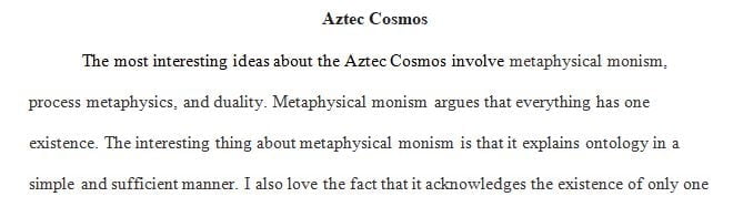 Review the Weaving the Aztec Cosmos: The Metaphysics of the 5th Era.