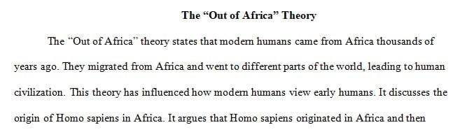 Consider: Why is the "Out of Africa" theory important? What could this find lend to the discussion?