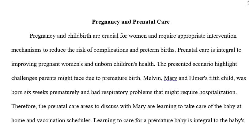 Mary and Elmer’s fifth child, Melvin, was born 6 weeks prematurely and is 1-month old