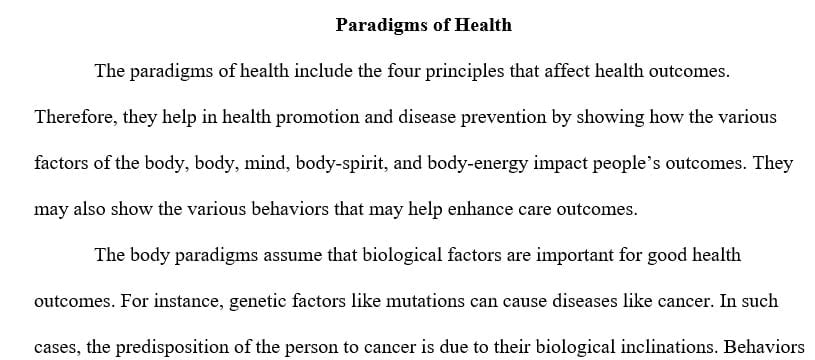 link between health and behavior