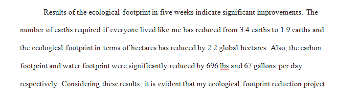 ecological footprints