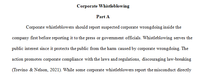 corporate wrongdoing