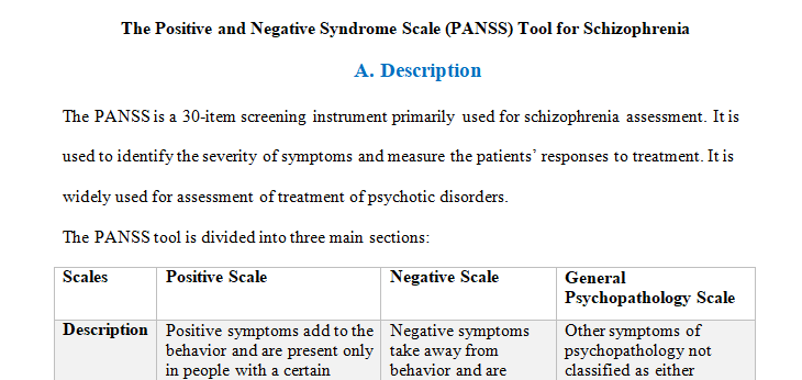 diagnostic screening tools