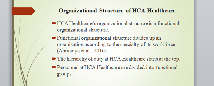 Determine the health care structure of your organization