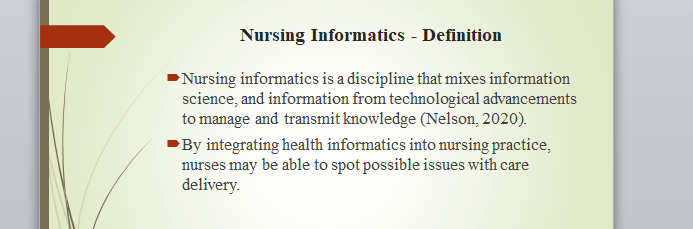 nursing informatics