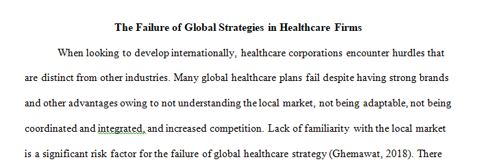 Why do so many global strategies