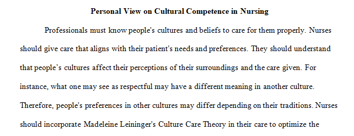 cultural and spiritual competence