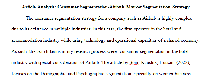 segmentation strategy