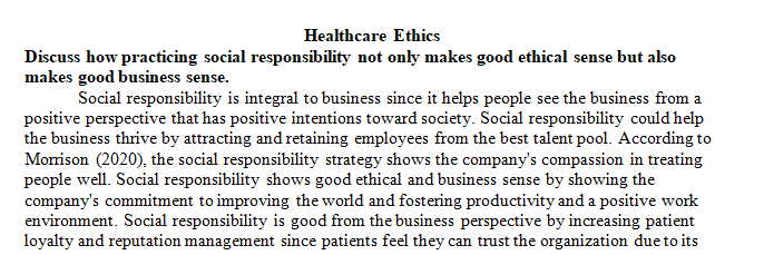 social responsibility