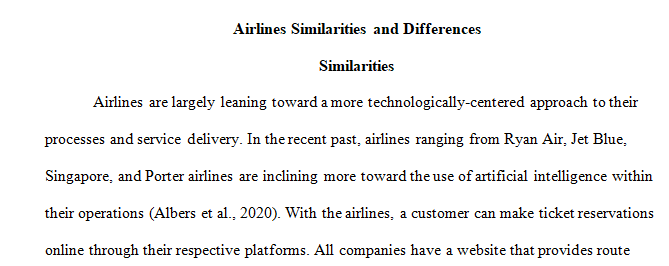 compared to other airlines