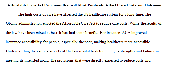 health care outcomes