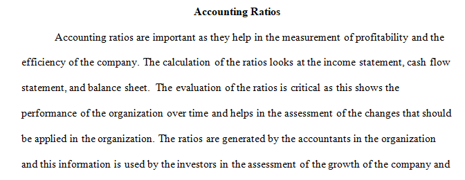 ratios and is one ratio