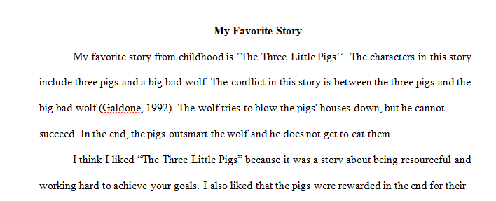 favorite story from childhood