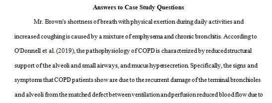 diagnosed with COPD