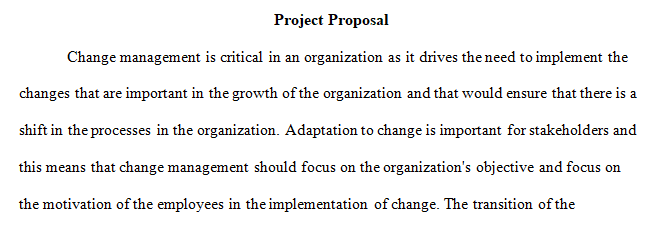 project proposal 