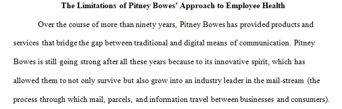 limitations of Pitney Bowes