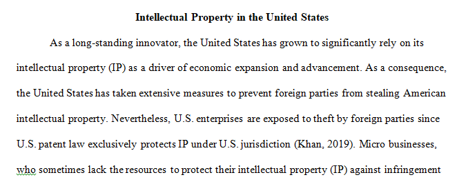 This week is about intellectual property