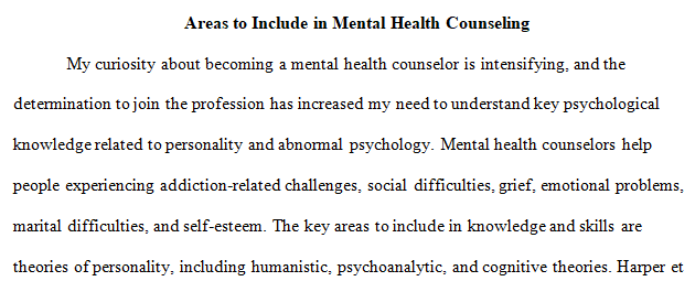 psychological knowledge associated with personality