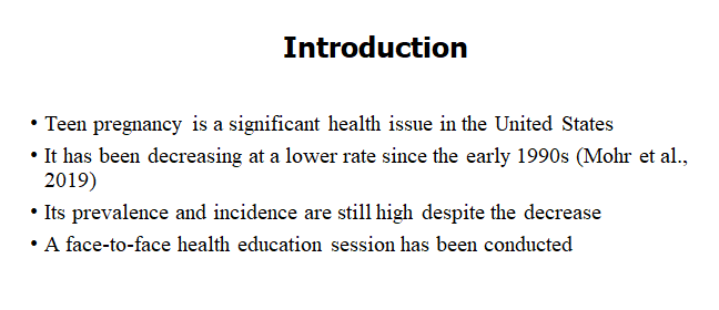 hypothetical health promotion 