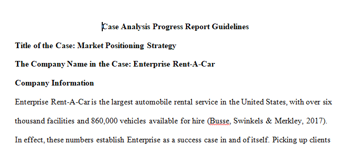 Group Case Analysis