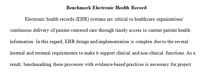 Consider an opportunity for tracking care improvement