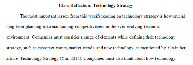 Technology Strategy