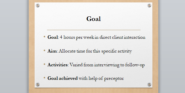 SMART goals