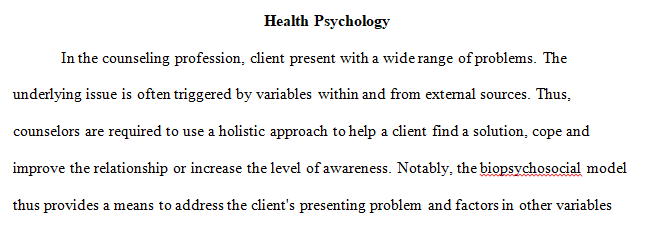 Health psychology