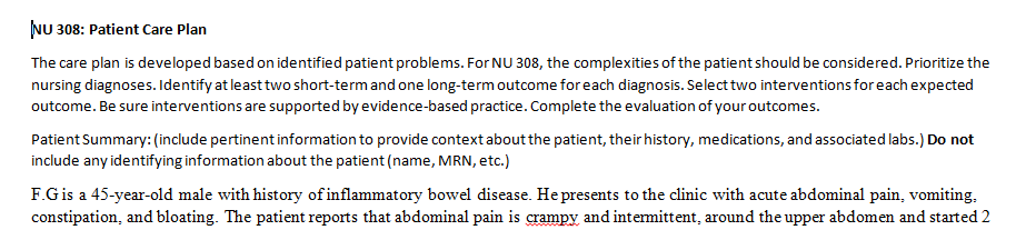 complexities of the patient