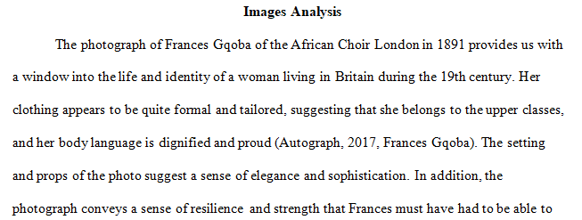 Write an image analysis