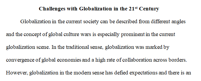 ideological side of globalization