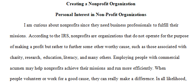 non-profit organization